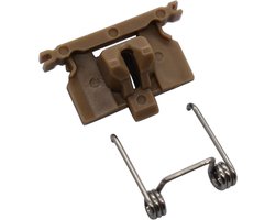 2 stuks Tondeuse Cam Follower en veerspanning, vervangende accessoires reparerende onderdelen compatibel met Wahl 5 sterren Magic Clip Senior Super Taper 8148 8504 1919 8591 tondeuse (bruin)