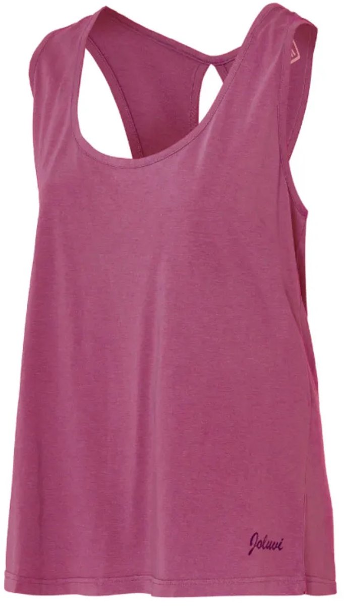 Joluvi Bambu Mouwloos T-shirt Paars XL Vrouw