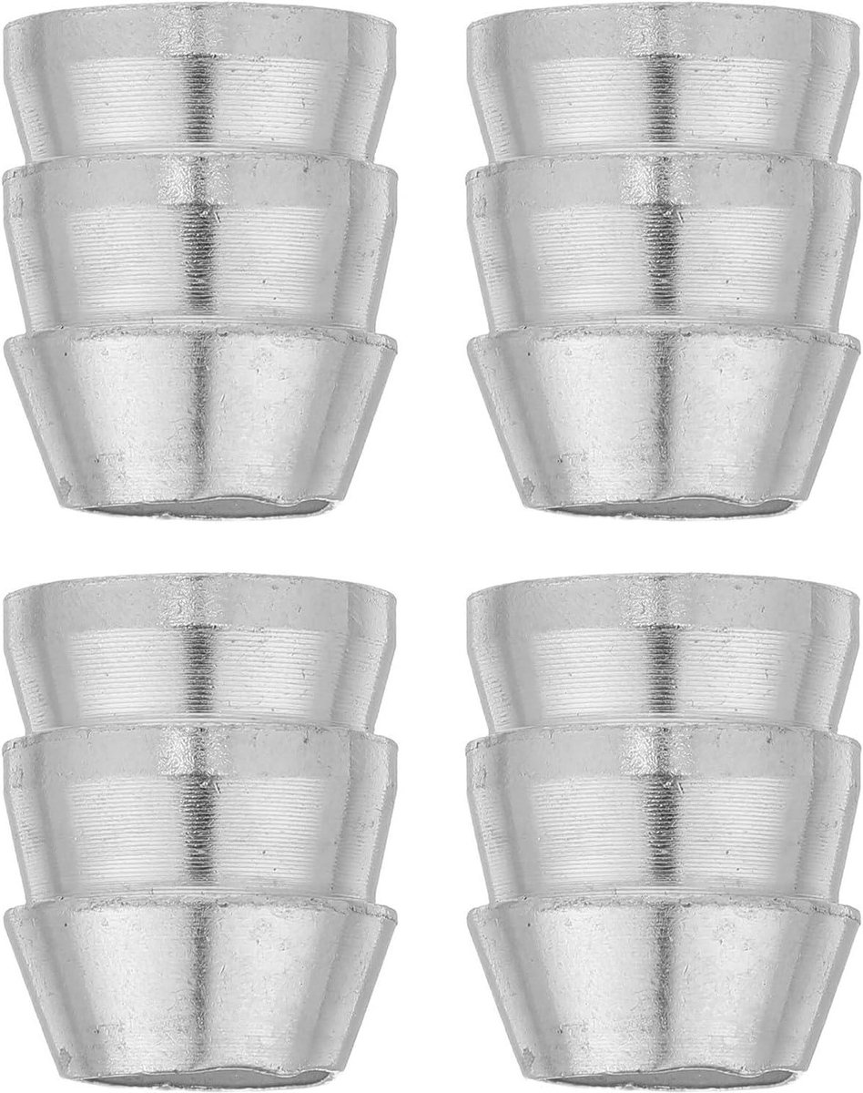 Hamersteel Wiggen - Reparatiewiggen Bijl - Gereedschap Repareren - Verlengd Ontwerp - 20 mm - Zilver