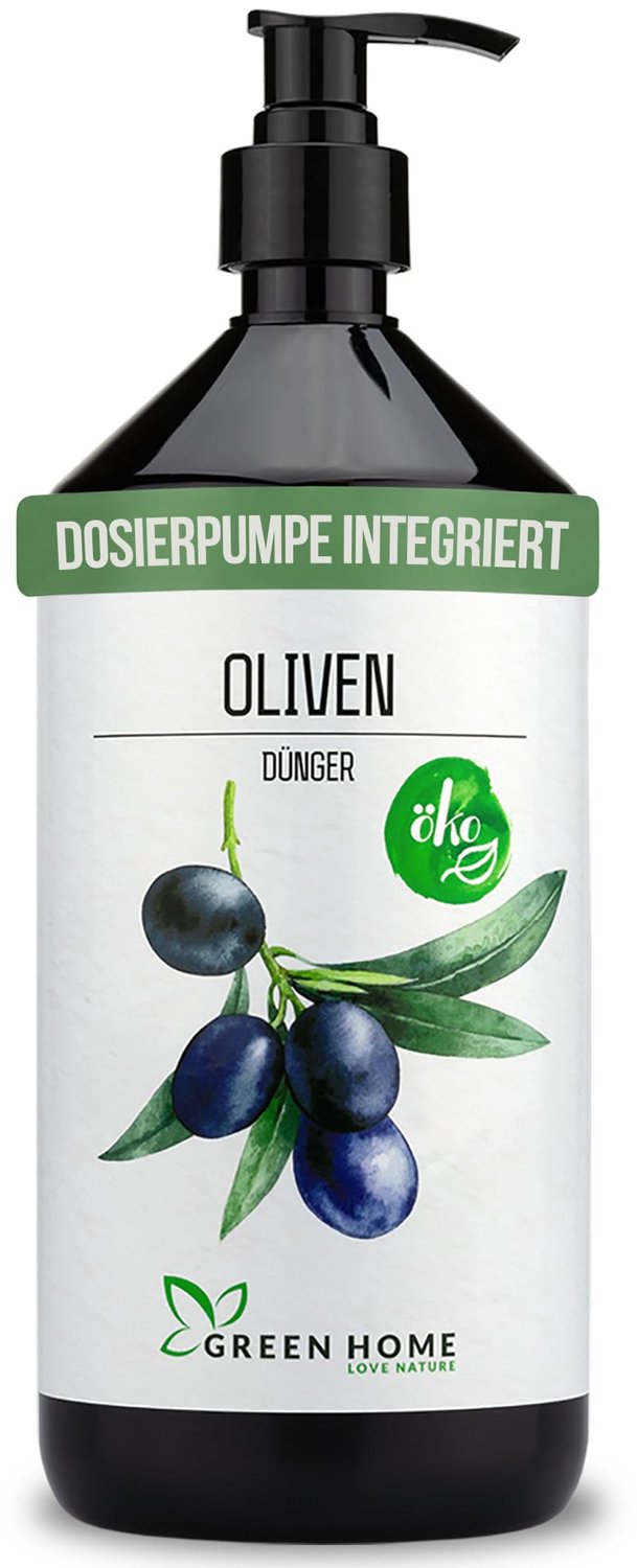 Green Home Love Nature Love Nature - Vloeibare olijfboom meststof - 1 liter met doseerpomp - NPK en sporenelementen