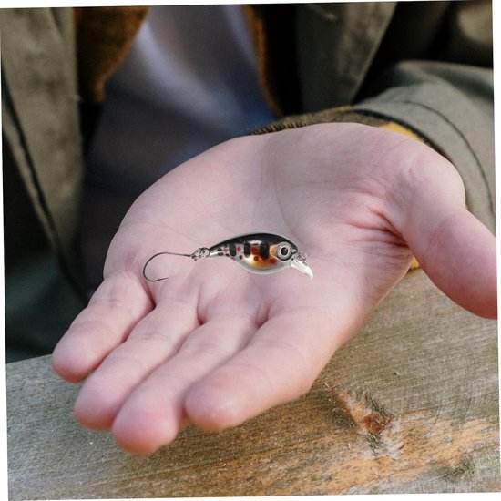 Kunstaas Set - Nep Vis - Vissen Laten Vangen - Bijtbestendig Materiaal - 5.7X1.3cm - Gekleurd — afbeelding 2