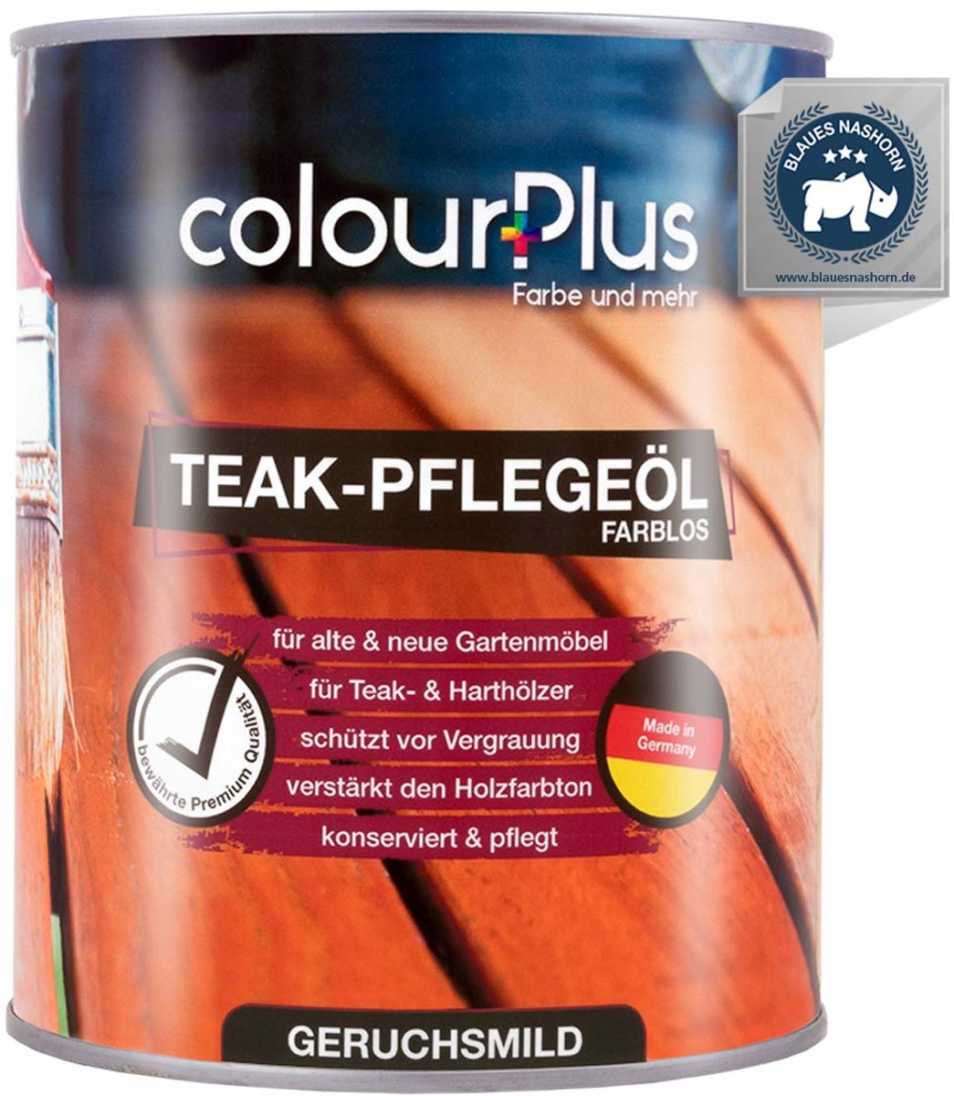 ColourPlus teakolie voor buiten - houtolie - kleurloos - 1 liter