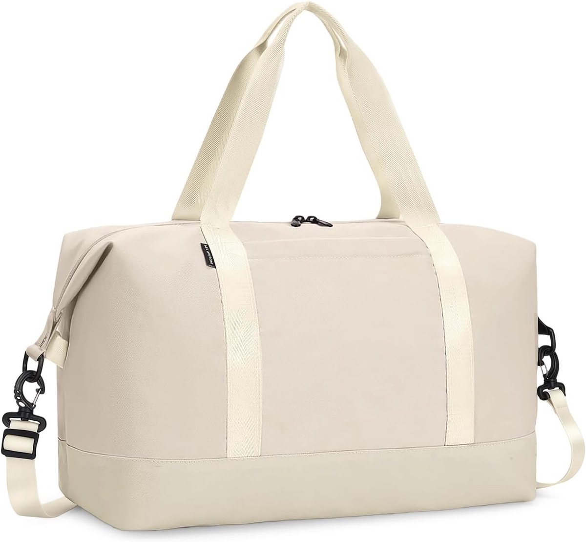 40L Vouwbare Reistas voor Ryanair Handbagage, Onderstoel Bagage met Afneembare Natvak en Schouderband, Perfect voor Vrouwen en Mannen, Beige, 40x20x25 cm