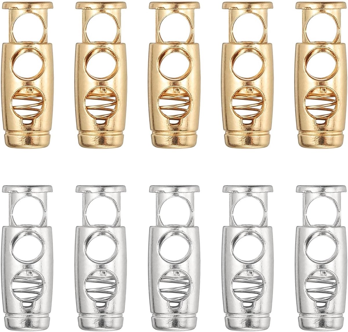 Metalen koordsloten voor Drawstrings Spring Cord Lock Stopper