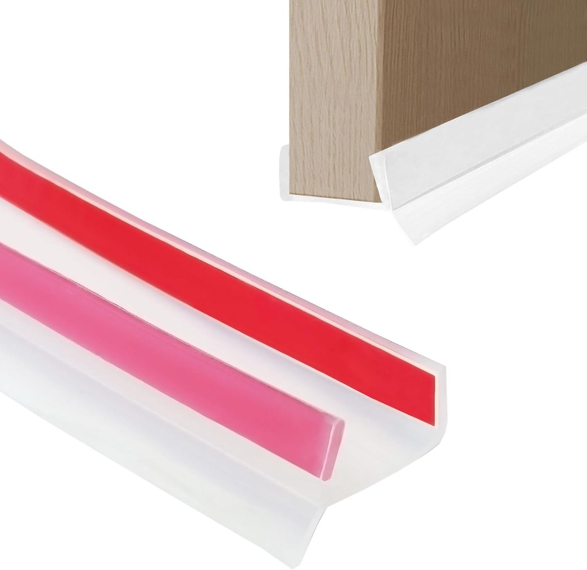 Keukenplint 8m, Afdichtingsprofiel Voor Keukensokkel, Zachte Plint, Zelfklevend, 15/16/17/18 Mm, Bescherming Plint Voor Onderkant Plint Onder Kast, Keuken Inbouw-Transparant