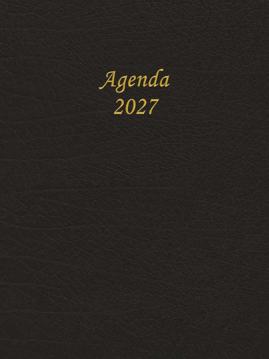 Agenda 2027 - Weekplanner Jaarplanner - Professioneel Plannen - 2 Pagina's Per Week - A4 Formaat - Mat