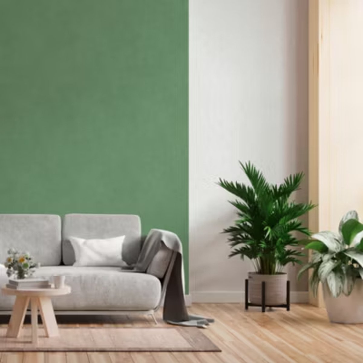 GoodHome – 790843 – Vinylbehang – Groen