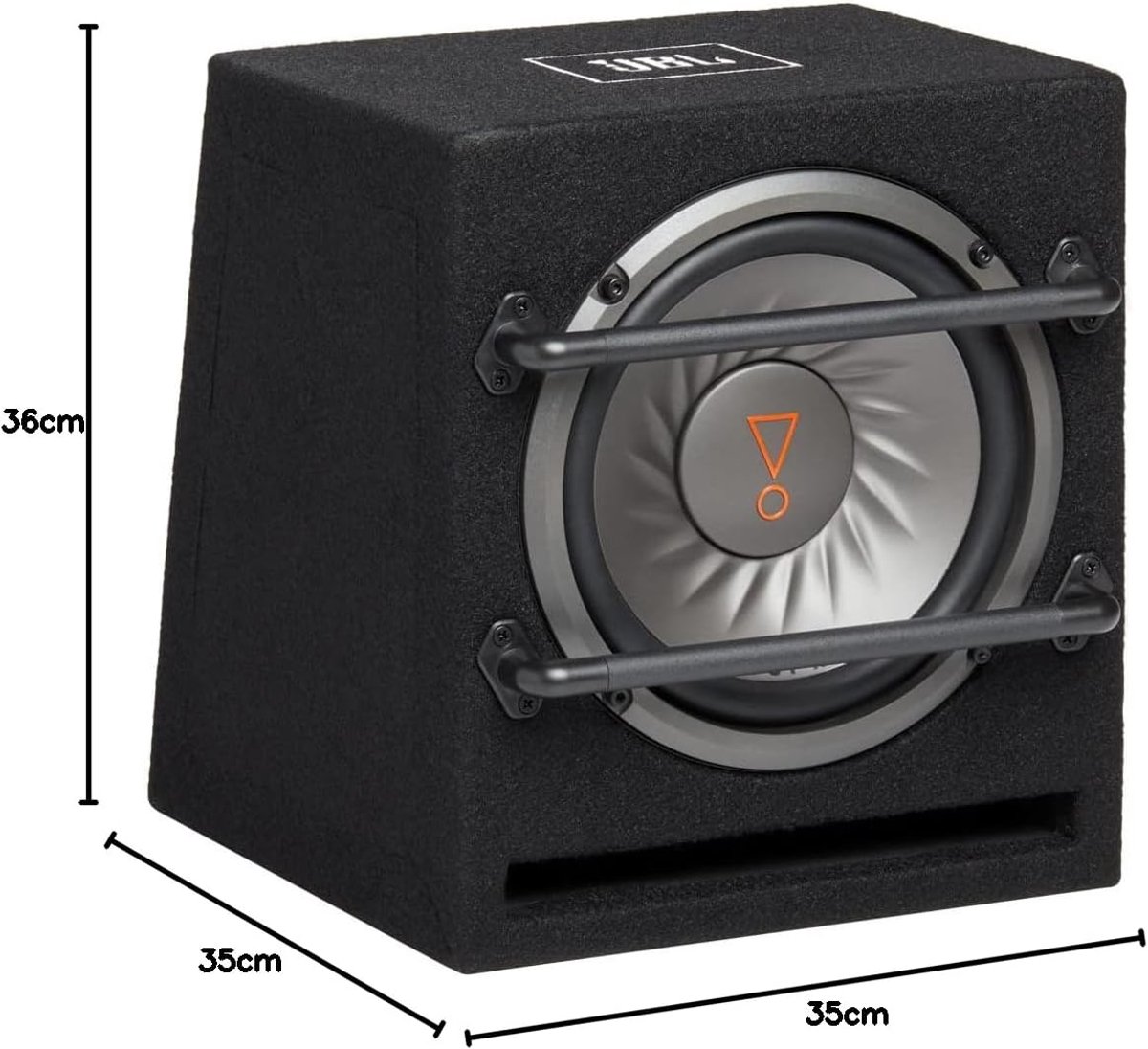 Actieve subwoofer - Auto audio - Muziek verbeteren - Ingebouwde versterker - 8 inch - Zwart – foto 4
