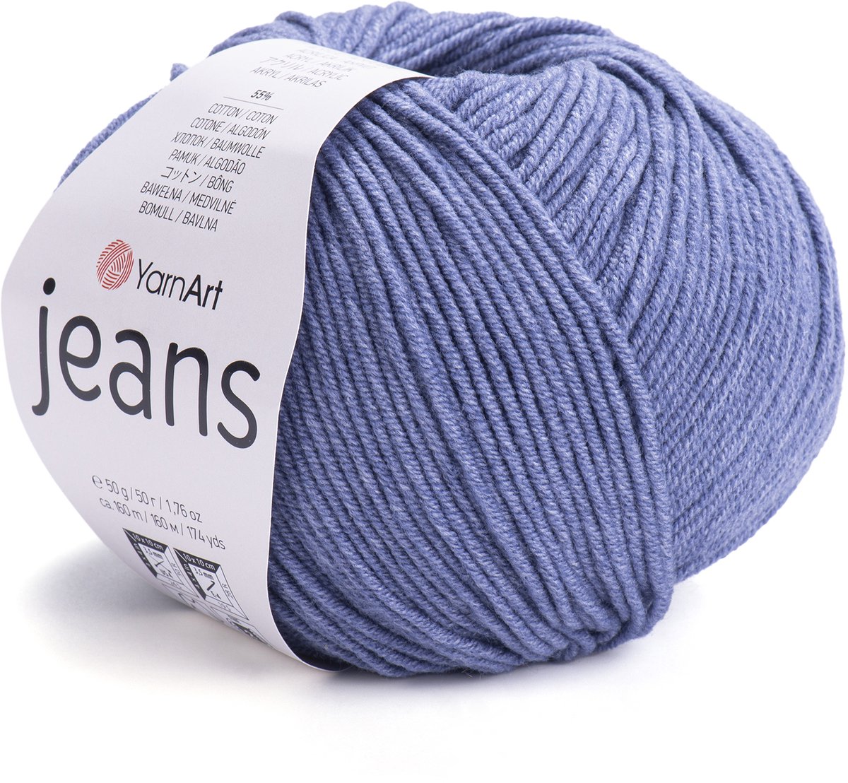 YarnArt Jeans – Katoenmix Breigaren – 50g – 160m – 55% Katoen / 45% Acryl – Voor Amigurumi & Kleding - Kleur 68