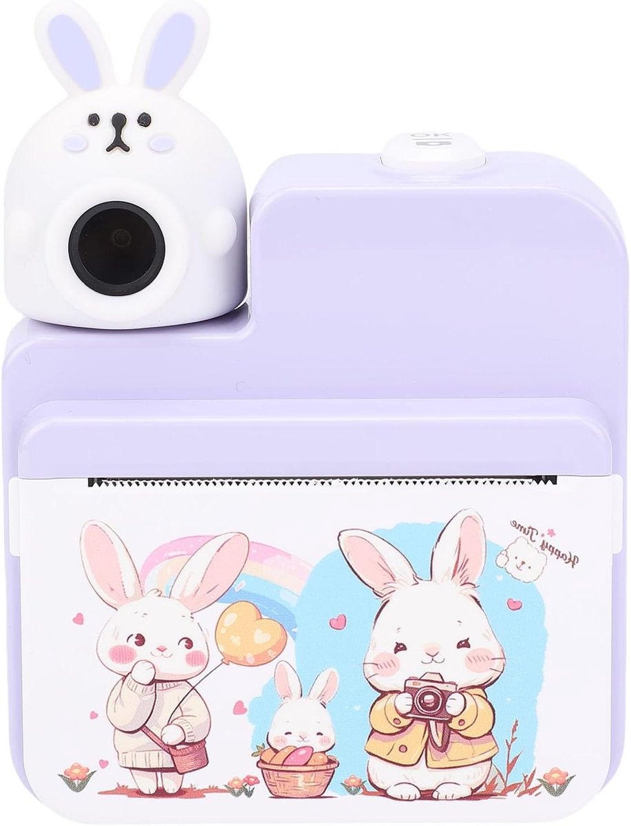 Instant Print Camera - Digitale Camera Fotocamera - Herinneringen Vastleggen - Directe Prints - 3 inch Display - Paars