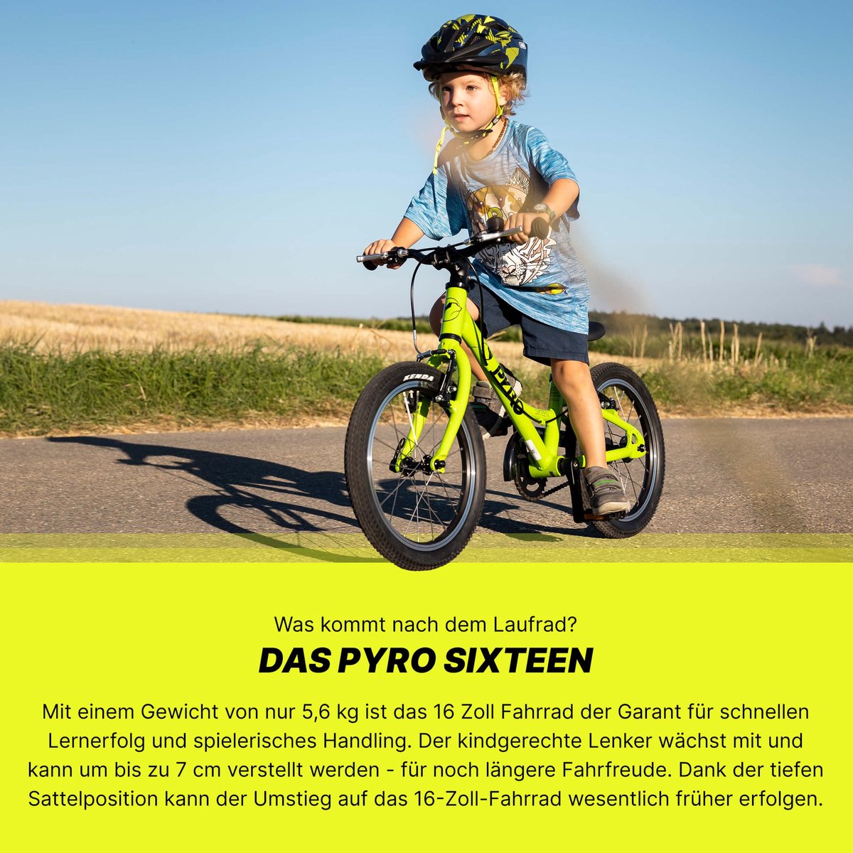 SnelShoppen - Kinderfiets 16 inch voor jongens en meisjes - Lichte aluminium fiets met meegroeiend stuur, lage instap, slechts 5,6 kg, ideaal voor ler