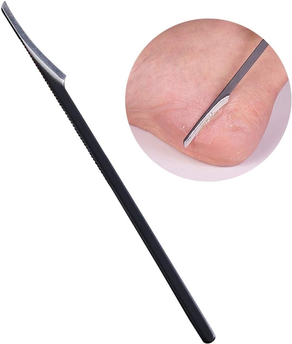 Pedicure Eeltverwijderaar - Roestvrij staal - 18 cm - Professionele Tool voor Huidverzorging - Voor Dames en Heren
