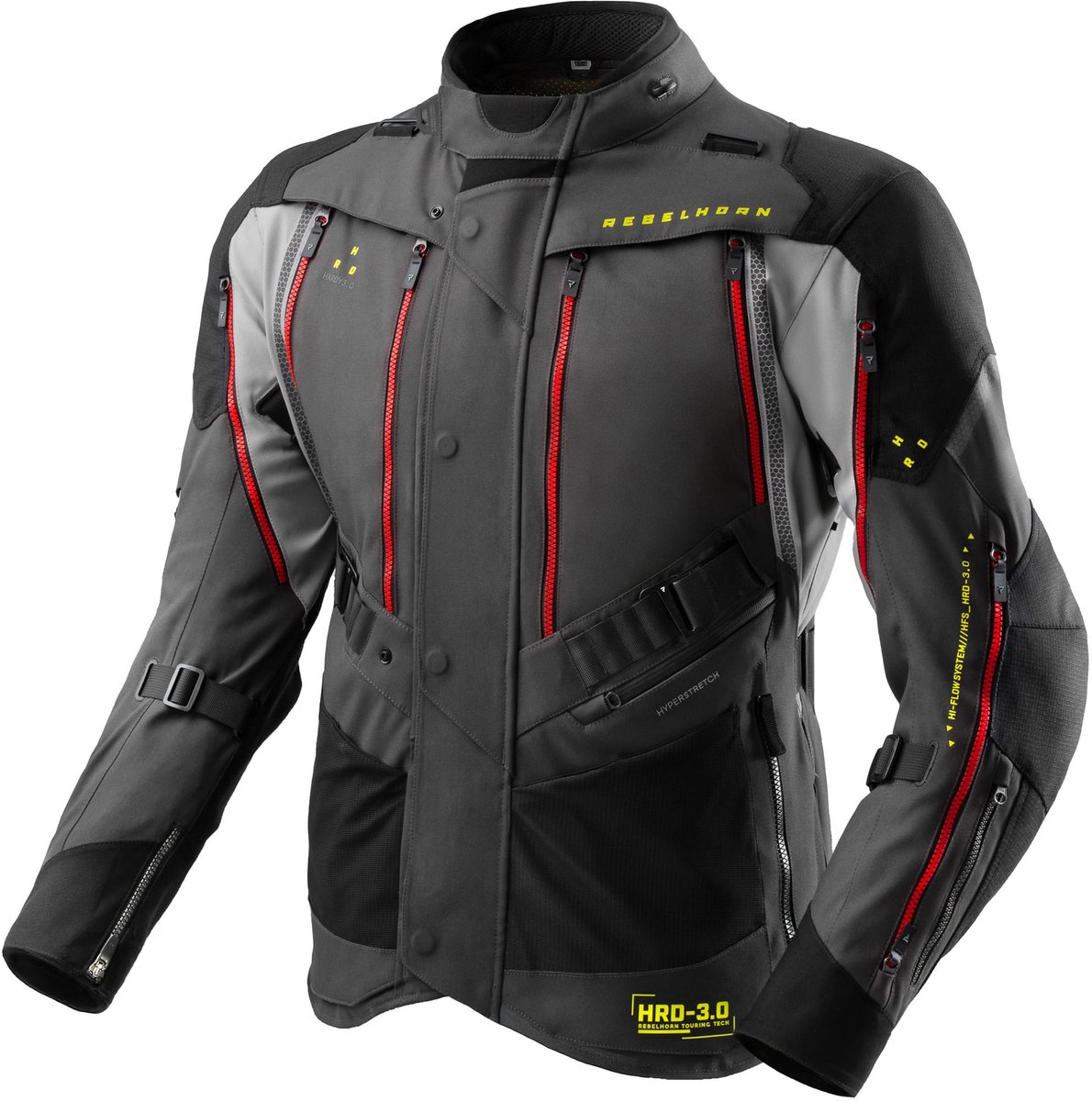 Rebelhorn Hardy 3.0 waterdichte motorfiets textieljas -