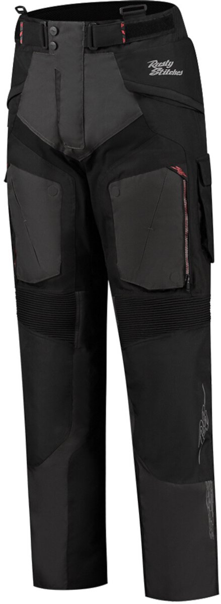 Rusty Stitches Cliff Waterdichte motorfiets textiel broek -