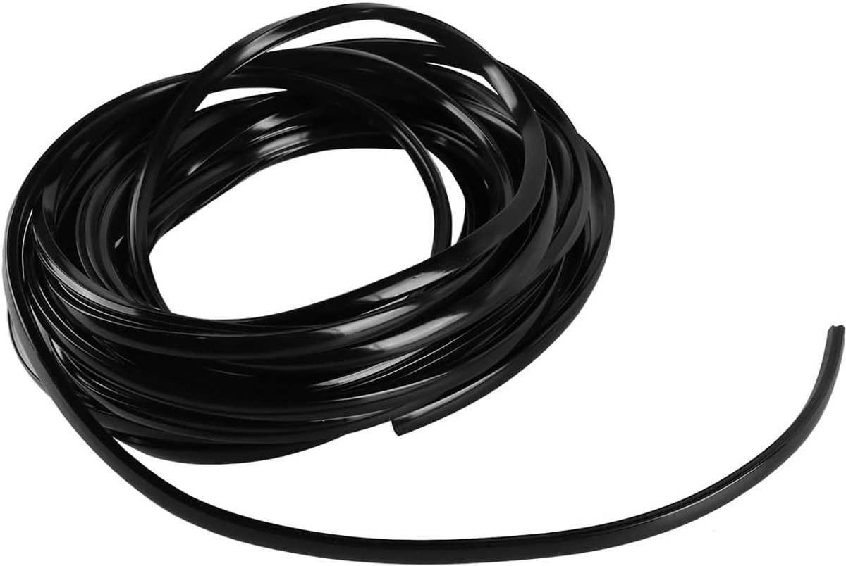 10m aluminium profiel sleufafdekking zachte rubberen strip PVC beschermende afdichtingsstrip geschikt voor 6mm serie sleuf aluminium profiel