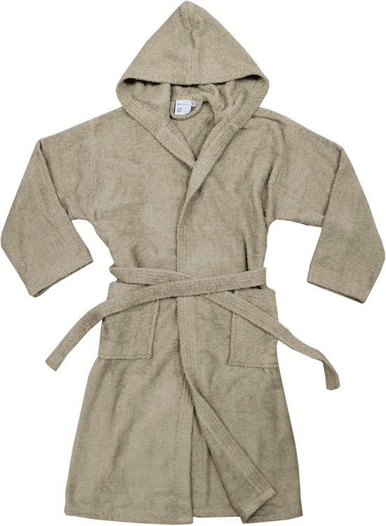 Badjas met capuchon voor heren, 100% katoen - Unisex badjas van badstof 450 g/m², met ceintuur en zakken, ideaal voor na het douchen, baden of zwemmen — afbeelding 4