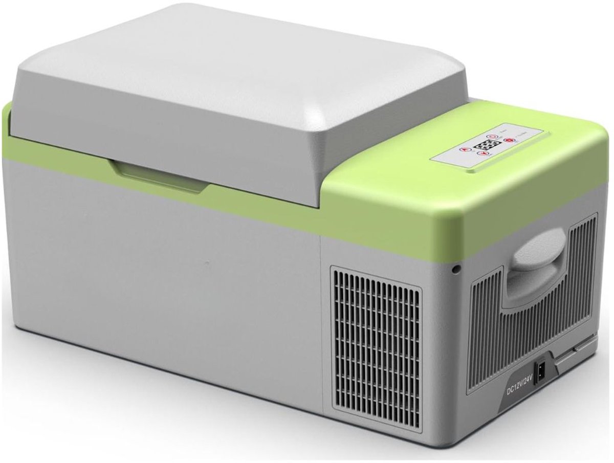 LNMsolutions® Compressor Koelbox - Compressor Koelbox 12V - Elektrische Koelbox - Grijs - 32cm x 60cm x 32cm
