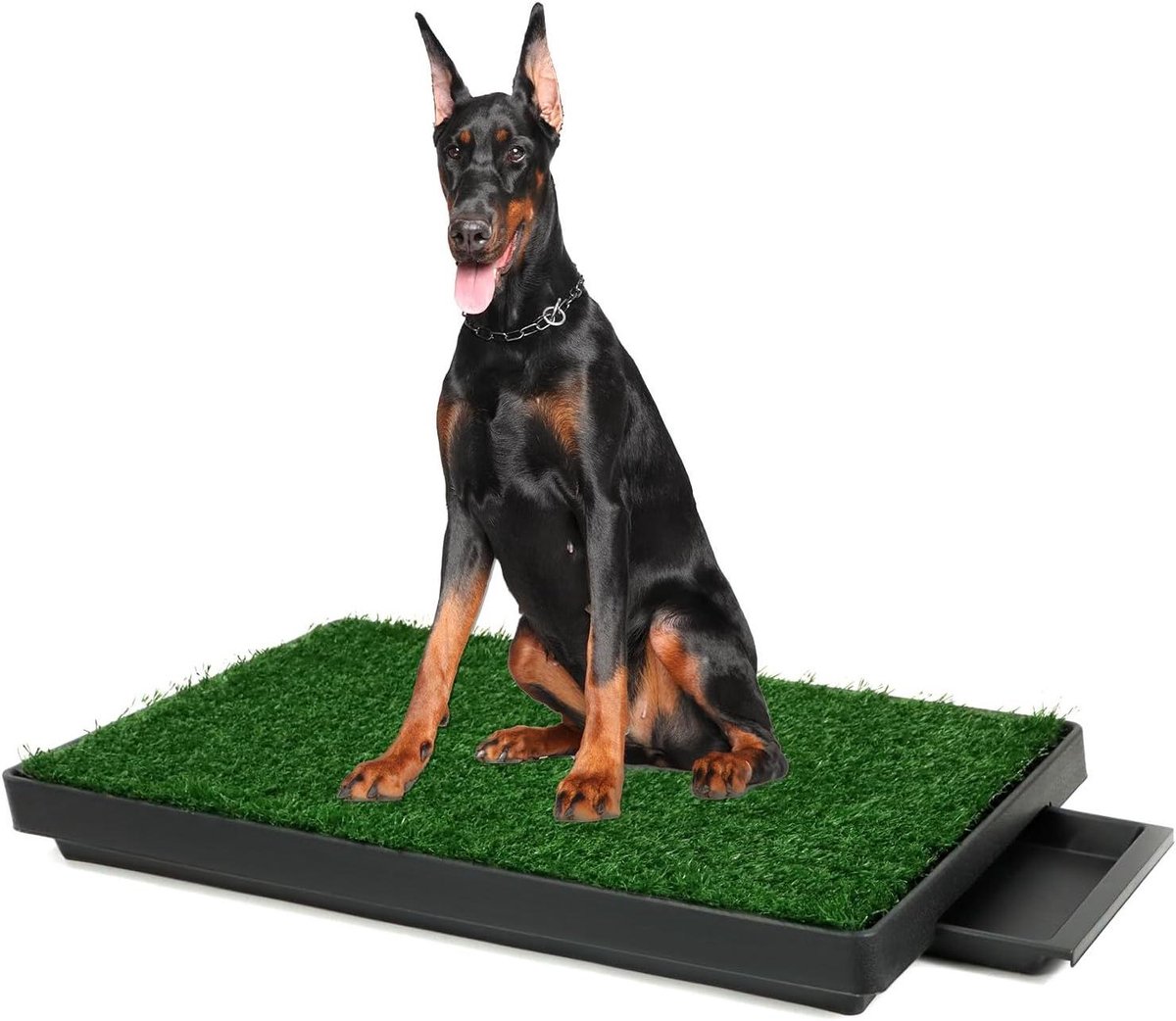 Honden Toilet - Plasmat Puppy - Huisdier Training - Kunstgras Oppervlak - 76 x 51 cm - Roze