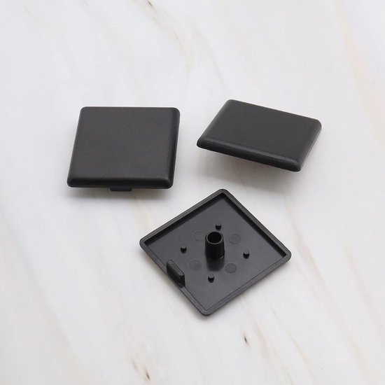 30 STKS Aluminium Profielen Eindkap Cover Plastic Bevestigingsmiddelen voor 3030 Europese Standaard Industriële Aluminium Profielen Zwart 30x30mm — afbeelding 4