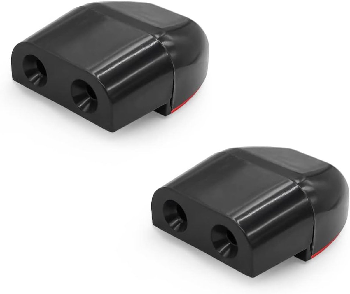 Hertenfluit-waarschuwing, voertuig hertenfluit, ultrasone fluitje, verjager, wildwaarschuwingsfluitje voor auto motorfiets (zwart)