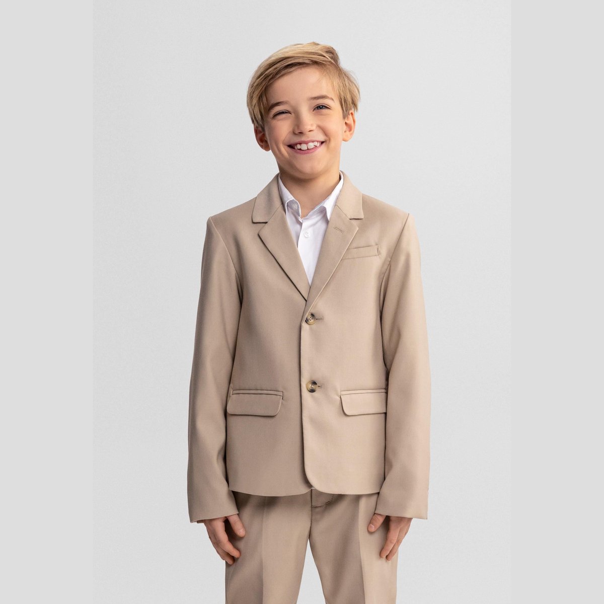 Minoti jongens blazer colbert - grijs