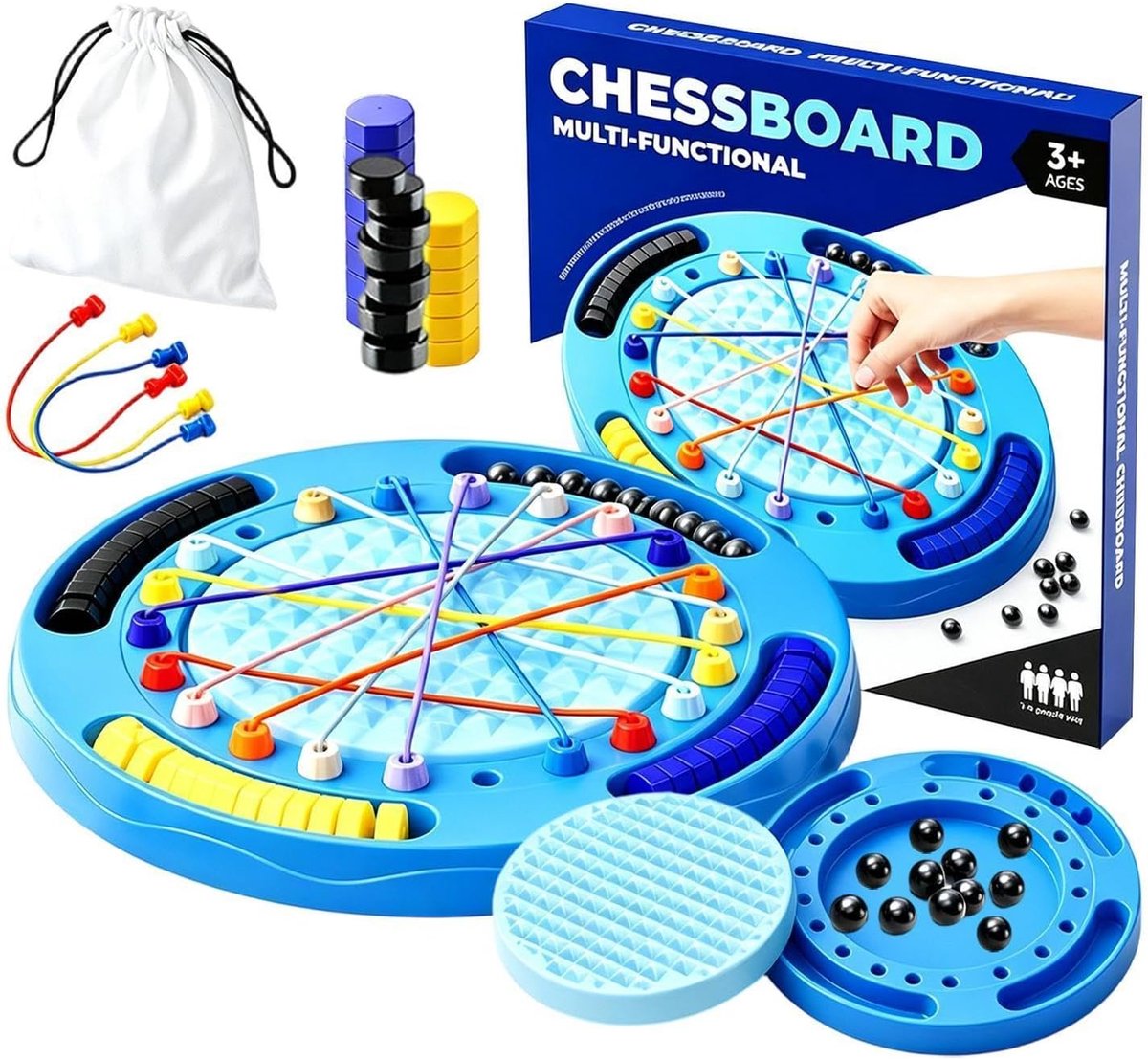 Magnetisch Puzzelspel Met String Leuk, Lichtgewicht, Interactief En | String Puzzel Strategie Spellen Voor Op Reis, Kamperen, Picknick, Feestjes, Thuis, School En In Het Klaslokaal