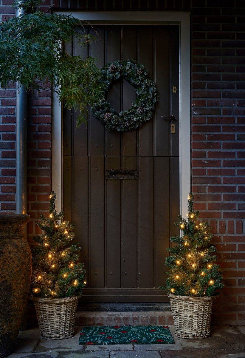 Triumph Tree Empress Groen Frosted - Kerstversiering met Dennenappels en Zachte PVC-Naalden - Kerstkrans met Klassieke Uitstraling - Deurkrans voor Binnen - Ø60 cm - Groen – foto 2