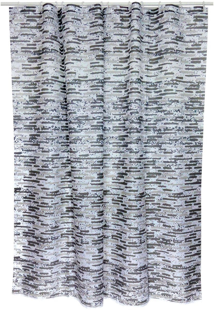 MSV Douchegordijn - Waterdicht en Antibacterieel Douchegordijn van 100% Polyester - Schimmelwerend met Oeko-Tex Certificering