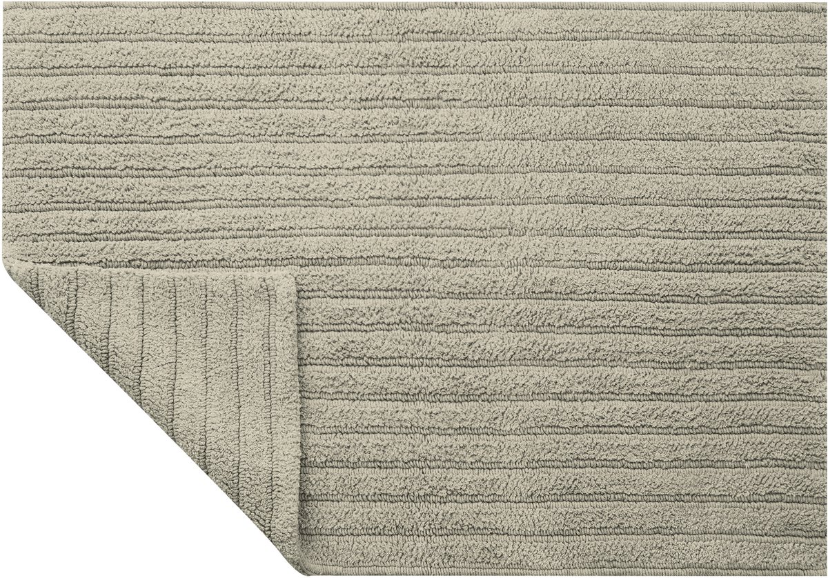 Spirella Benoa Badmat Katoen – Badmatten voor Badkamer – Zacht en Absorberend – Taupe – 60x90 cm