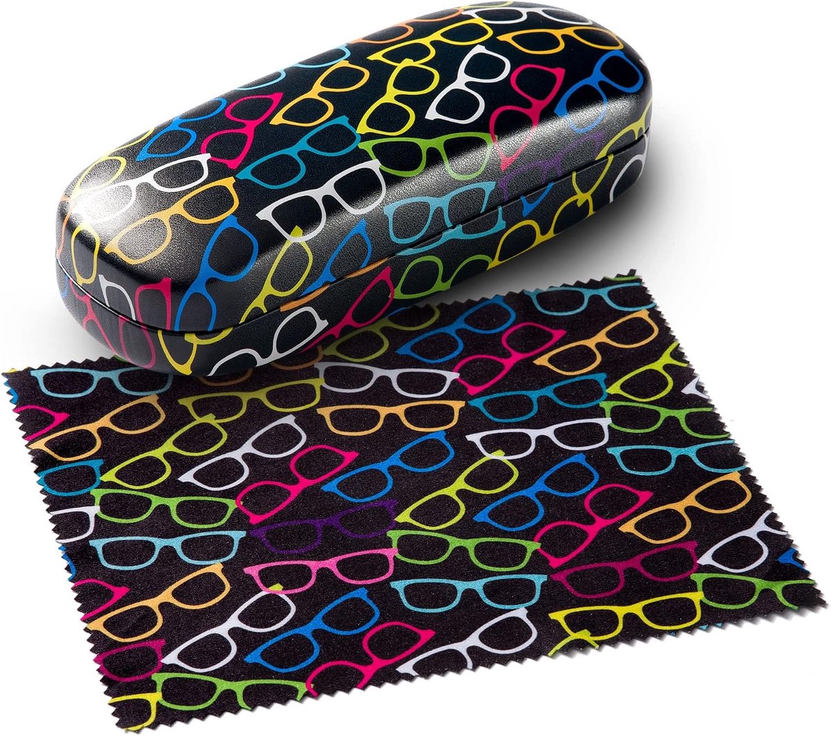 - Hardcase brillenkoker met bijpassende microvezeldoek