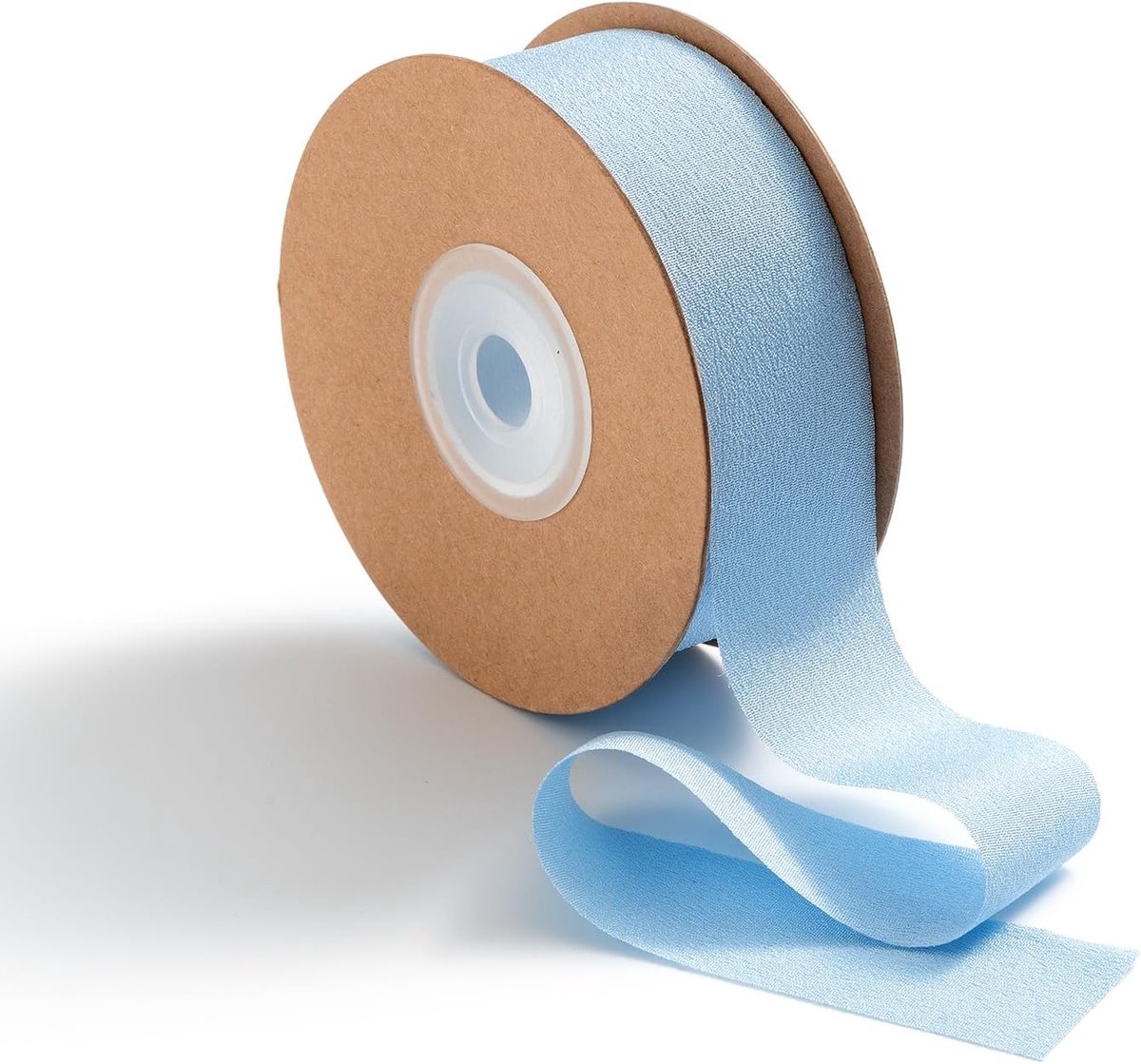 Lint Cadeaulint Decoratieflint 2,5 cm x 23 m Decoratie Cadeau Chiffon Lint Verjaardag Bruiloft Valentijnsdag DIY Projecten en Ambachten Bruidsboeket,Blauw