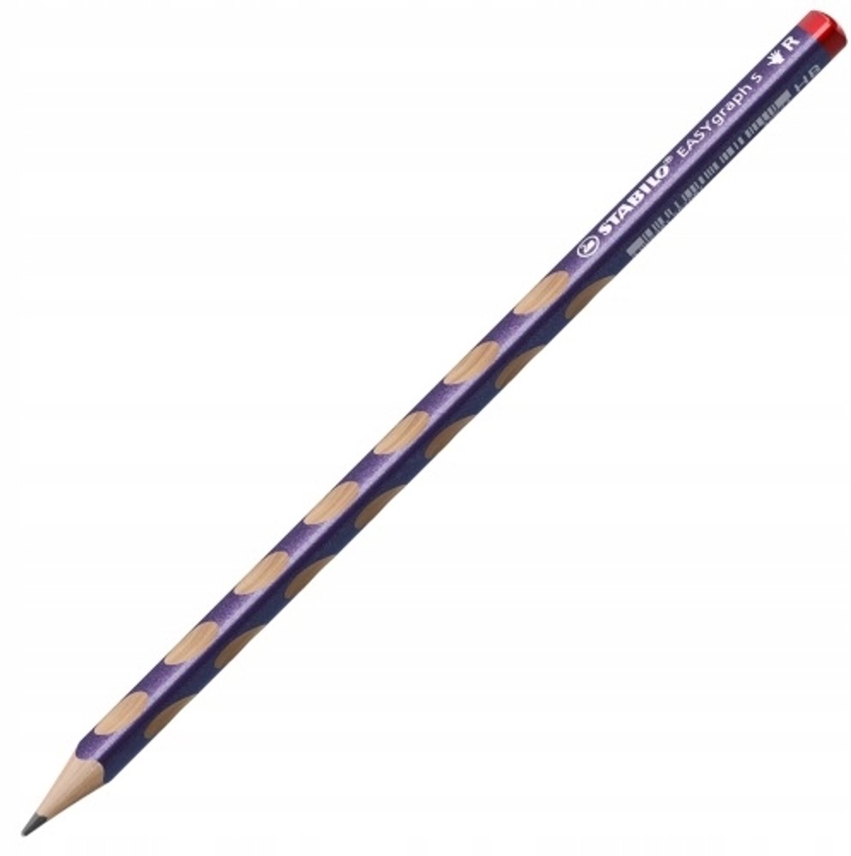 STABILO EASYgraph Potlood - Fiolet, HB, Hout, Ergonomisch