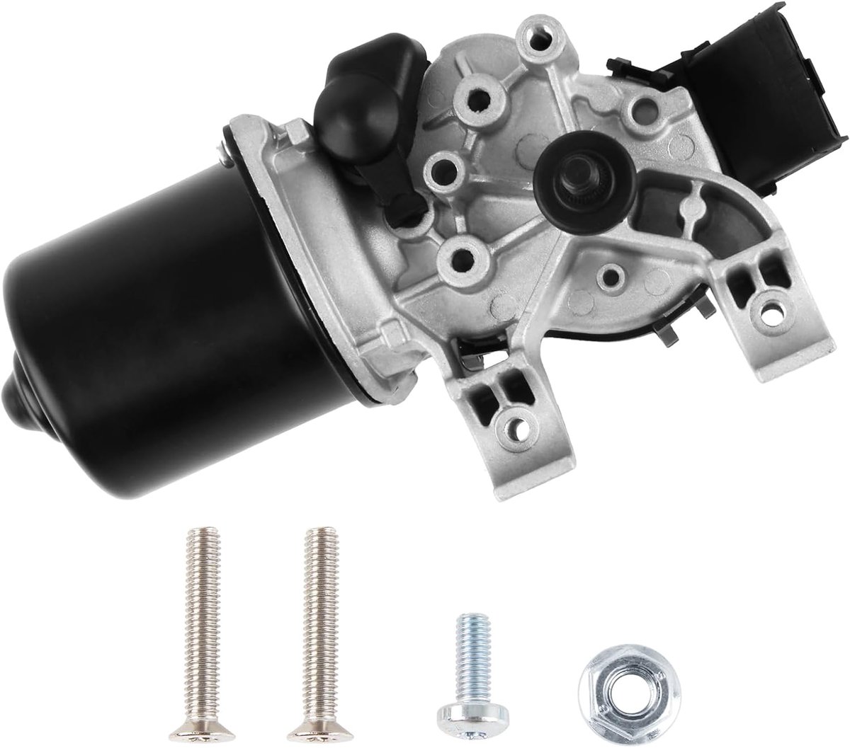 Compatibel met Renault Clio III BR0/1 Clio III Grandtour KR0/1 CLIO III Box SB 2005-2014 ruitenwissermotor met schroeven, wissermotor voor 7701061590 8200268931