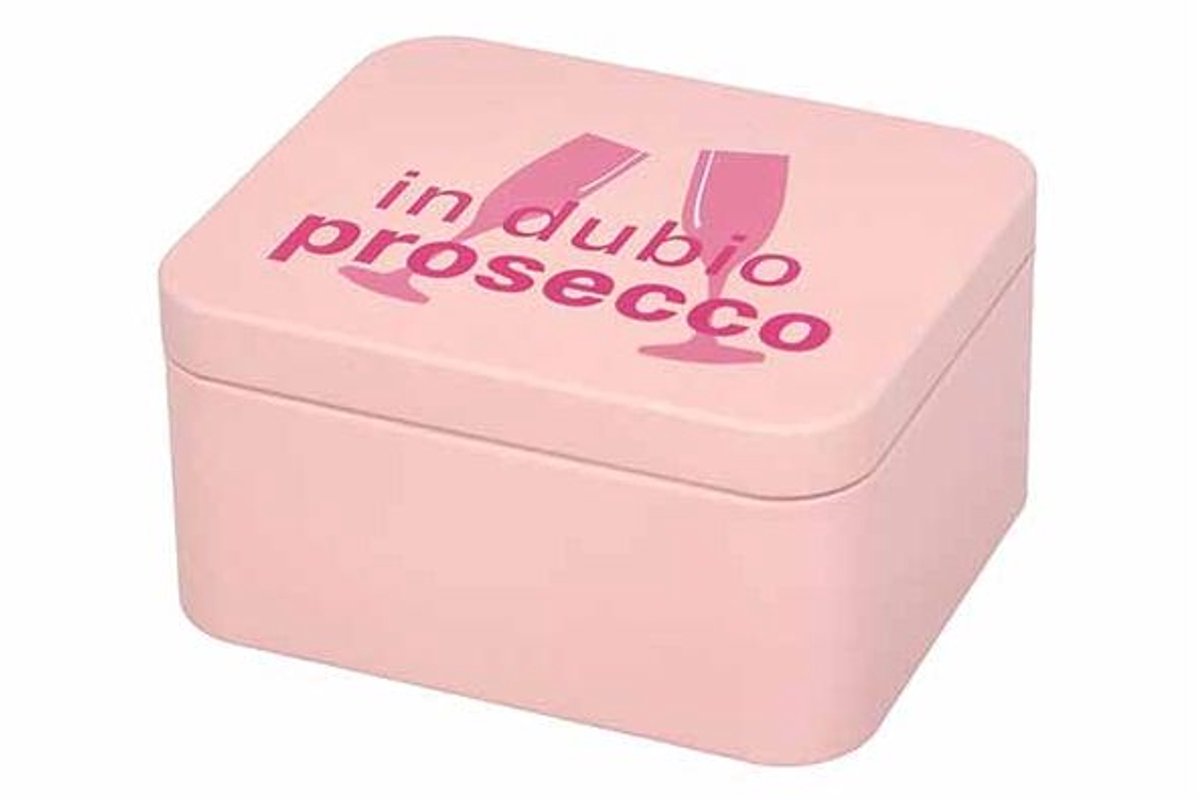 Colour Kitchen Giftbox Silk Rose In Dubio Prosecco - 12x10xh6,2cm