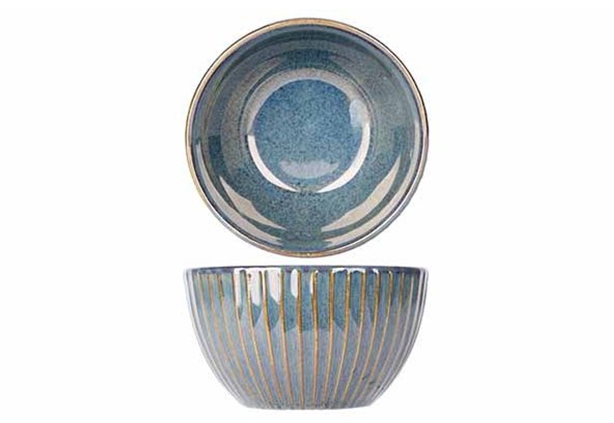 Solas Blauw Kom D10xh6cm