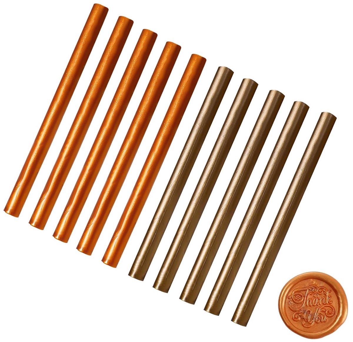 10 stuks zegelwasstaven voor waszegelstempel, zegellak wax-sticks voor lijmpistool, ideaal voor bruiloftsuitnodigingen, cadeauverpakking, kaarten en enveloppen