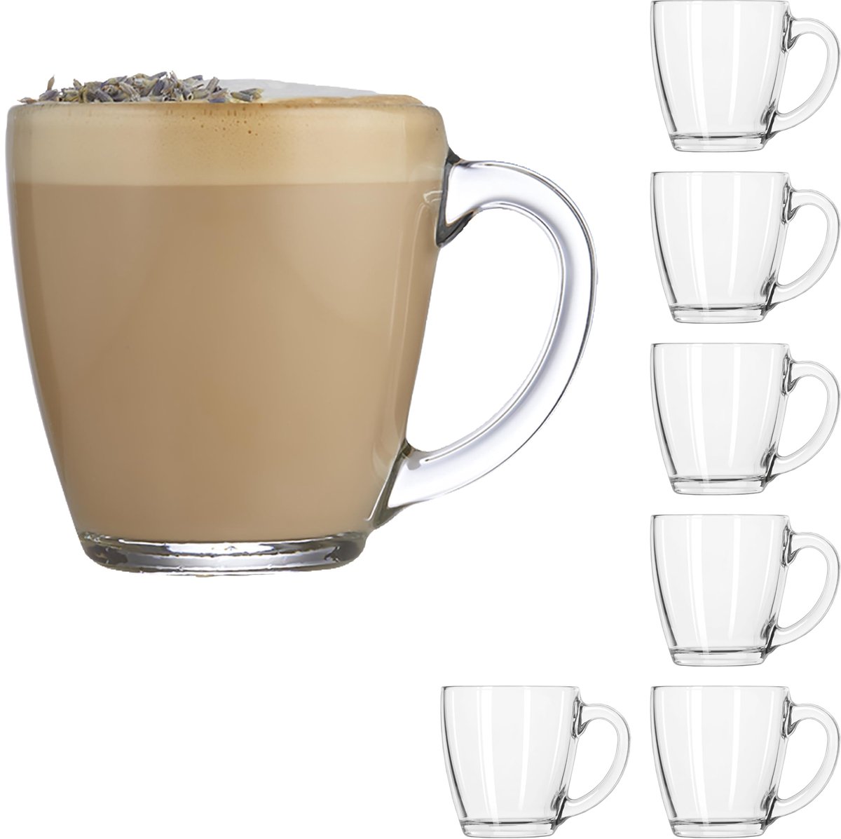 Libbey Tapered Tumbler Glazen - Highball Set - Transparant - 458 ml - 6 Stuks