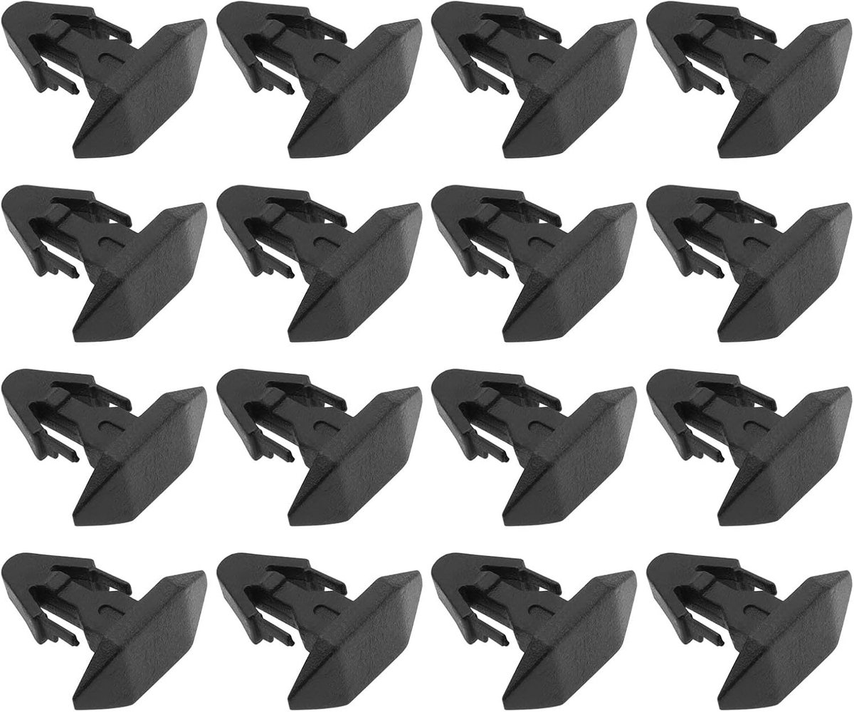 40 stuks achterklep kap bevestigingsclips 91515-SR3-000 nylon afdichting weerstrip clip compatibel met Honda compatibel met Acura Civic CR-V Del, zwart