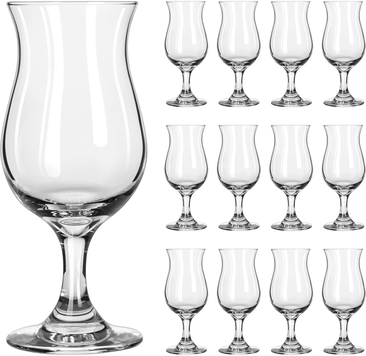Libbey Embassy Cocktailglazen - Geperst Glas - Safedge Rand En Bodem - Transparant - 311 ml - 12 stuks