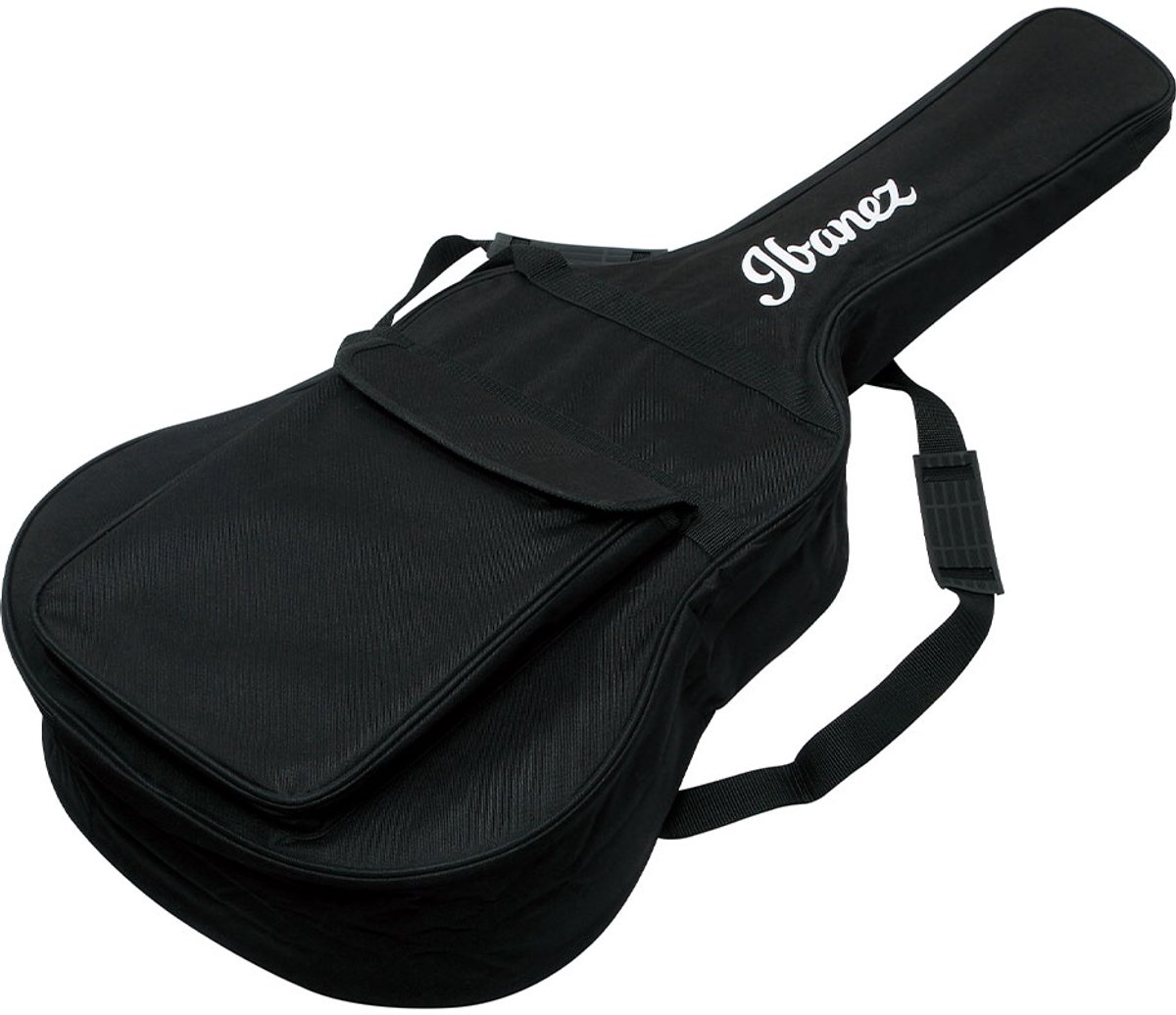 Ibanez IAB101 Gitaarhoes / Tas voor Staalsnarige Akoestische Gitaar 5mm Voering Zwart met Ibanez Logo