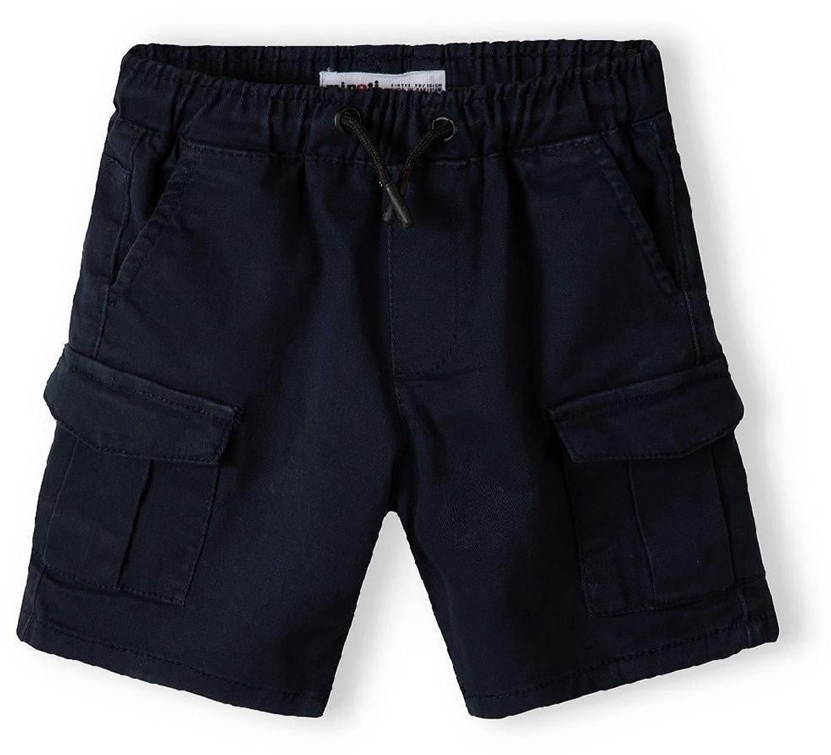 Minoti cargo korte broek jongens - katoen - donkerblauw