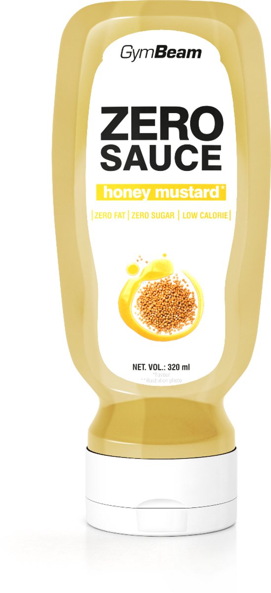 GymBeam ZERO SAUCE Honing Mosterd 320 ml