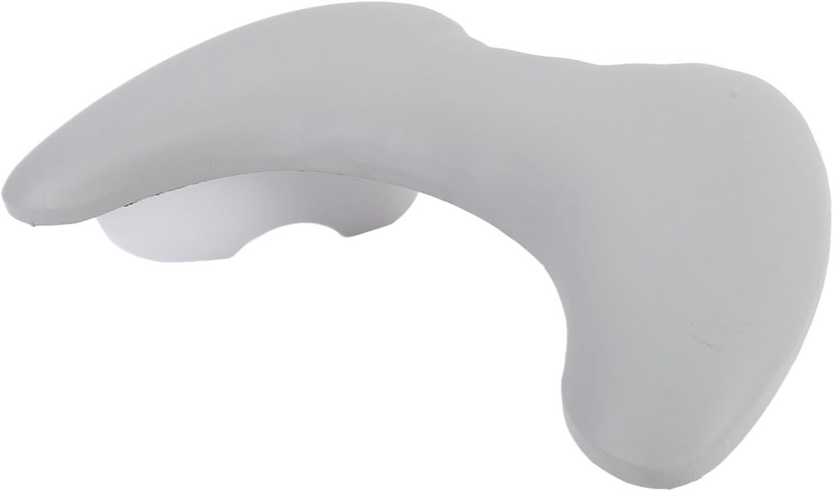 Armsteun voor Nagels - Grijs - 40 x 10,5 cm - PU Leren Manicure Kussen met Verwijderbare Beugel - Voor Professionele Nagelkunst