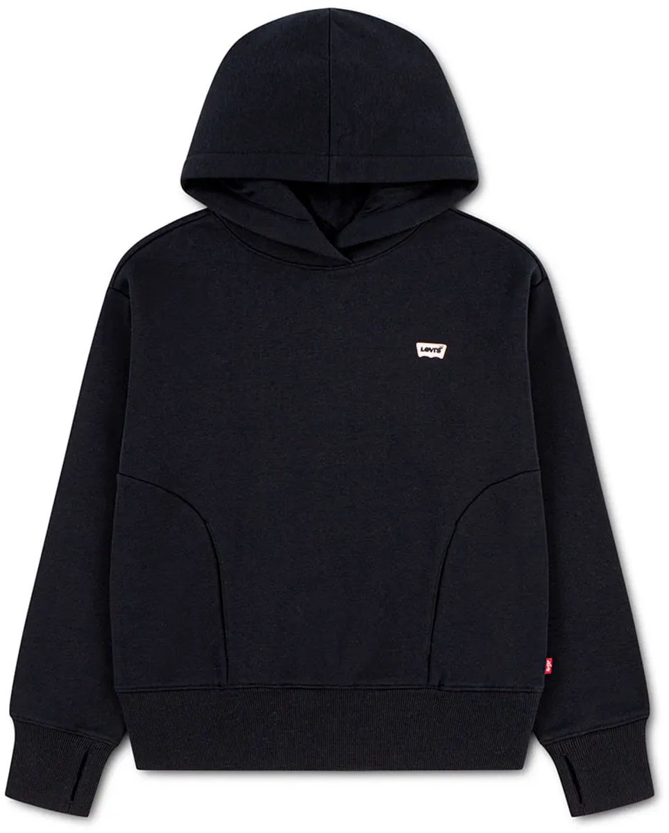 Levi´s ® Kids Batwing Patch Hoodie 4 Years Meisje Zwart