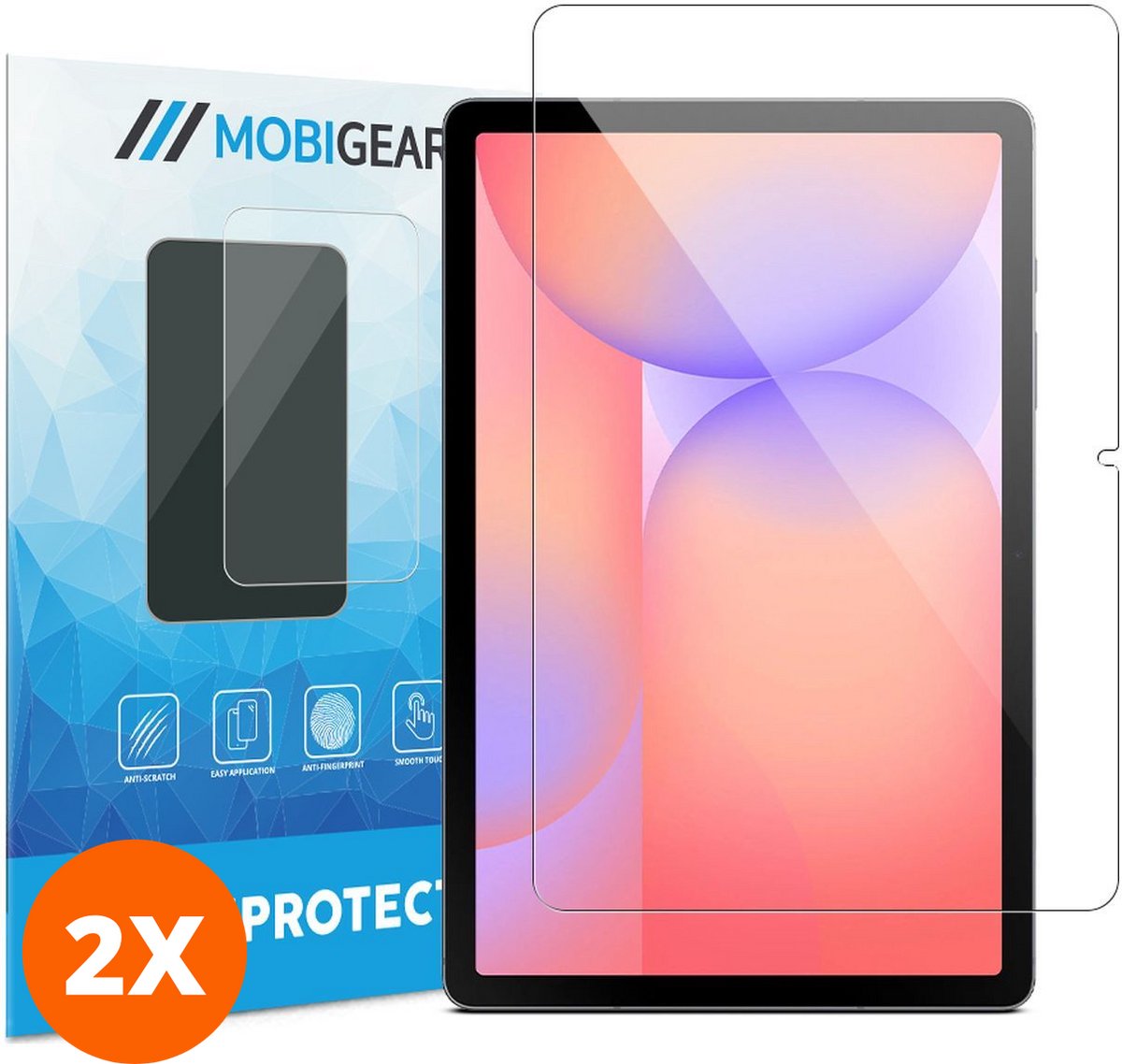 Mobigear Screenprotector geschikt voor Samsung Galaxy Tab S10 Lite Glazen | Mobigear Screenprotector - Case Friendly (2-Pack)