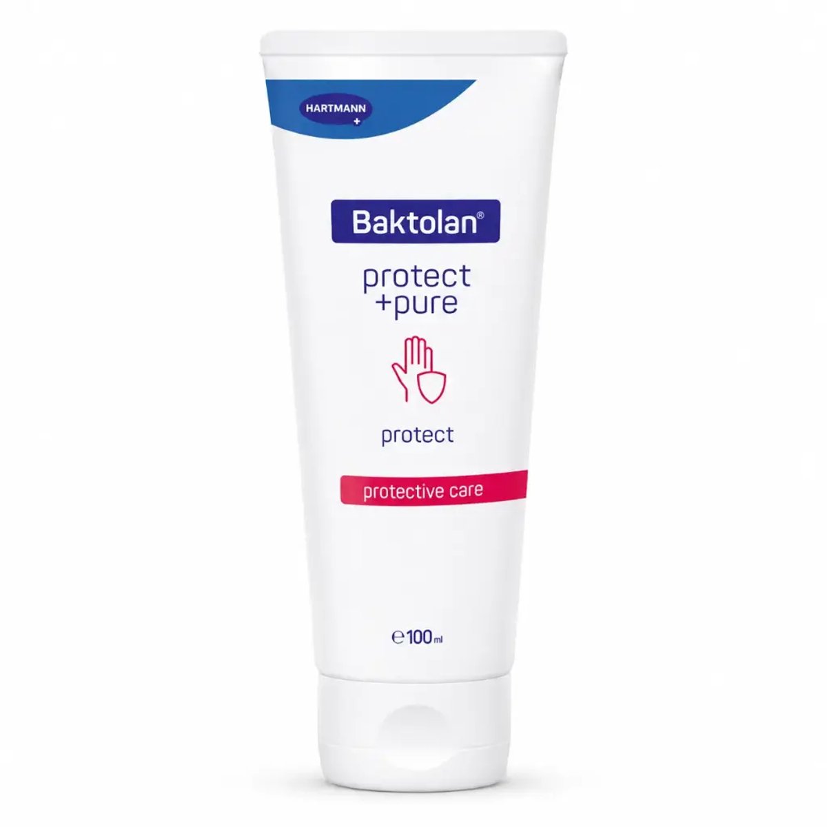 HARTMANN Baktolan Protect+ Pure Handcrème 100 ml – Beschermende Huidlotion – Voor Droge en Zwaar Belaste Huid – Geur-, Siliconen- en Parabeenvrij