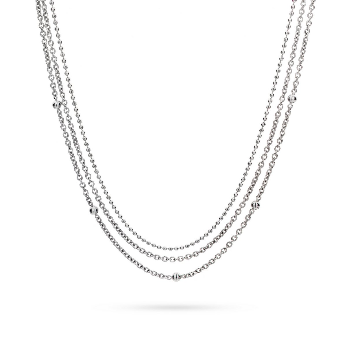 TI SENTO Dames Ketting - 925 zilver - Zilver - Maat 42 - 3816SI
