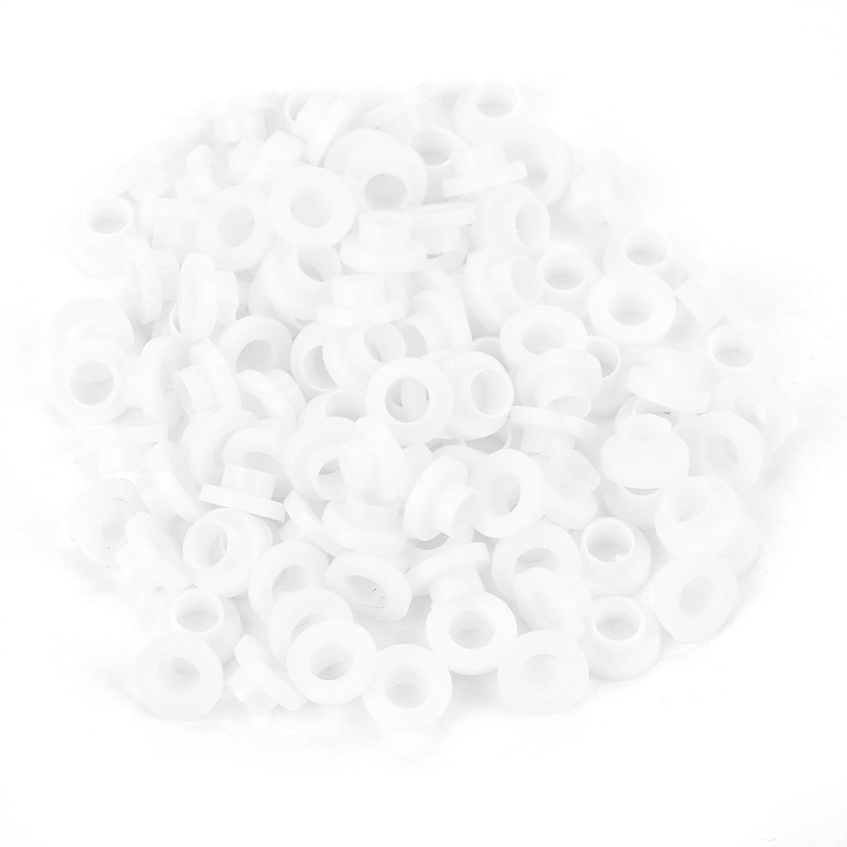 Afstandsstuk, 100 Stuks Busring, Geïsoleerde Kunststof Afstandsstuk Transistorring Kit Hardware (TW-3 (100 stuks))