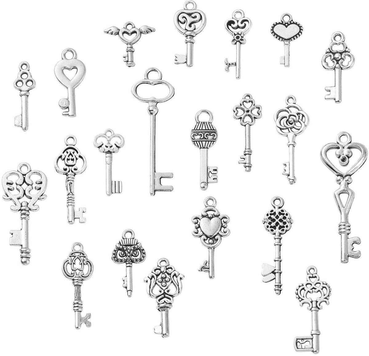 Bedels, Tibetaanse stijl, voor doe-het-zelf sieraden, sleutelhangers en accessoires