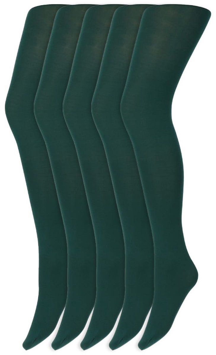 Gekleurde panty’s | Micro | 60 Denier | Merk: Marianne | Maat: S t/m XXL | Kleur: Zeewier groen | 5 Paar